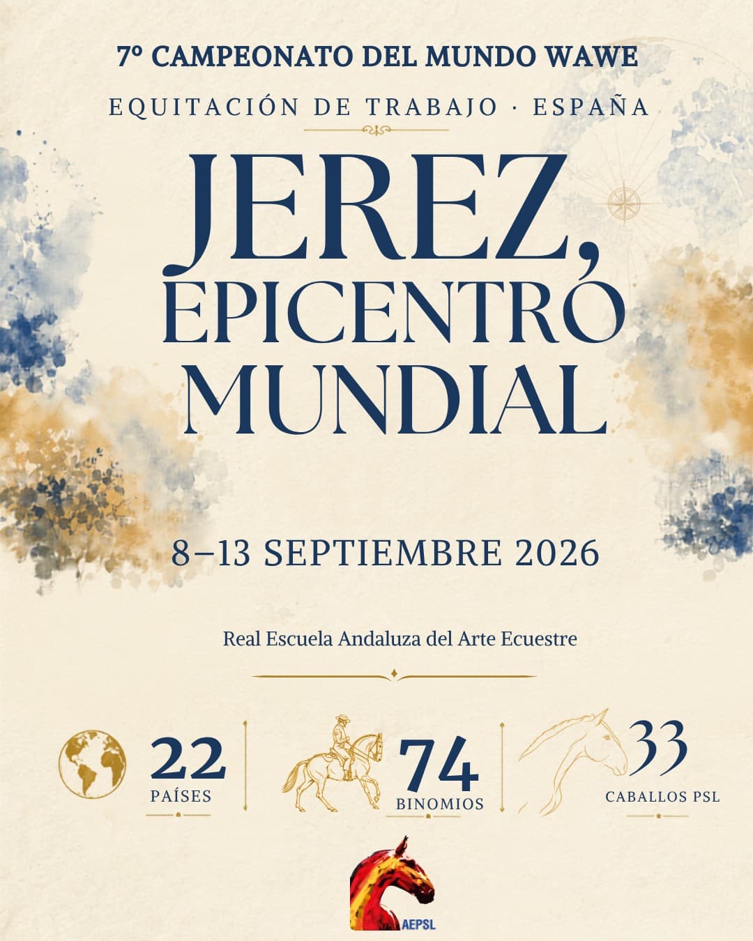 Jerez acoge el Mundial de Equitación de Trabajo 2026